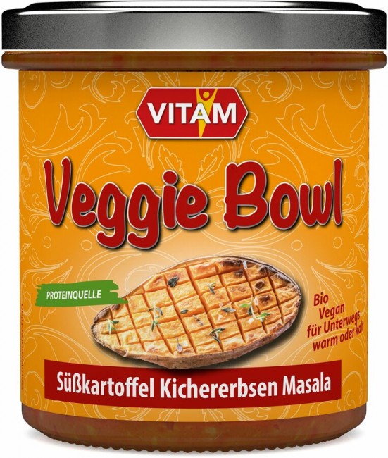 VITAM : *Bio Veggie Bowl Süßkartoffel Kichererbsen Masala (300g)