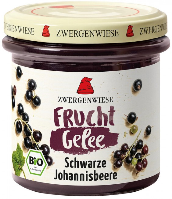 Zwergenwiese : *Bio FruchtGelee Schwarze Johannisbeere (160g)