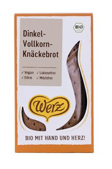 Werz : Dinkel-Vollkorn-Knäckebrot, bio (150g)