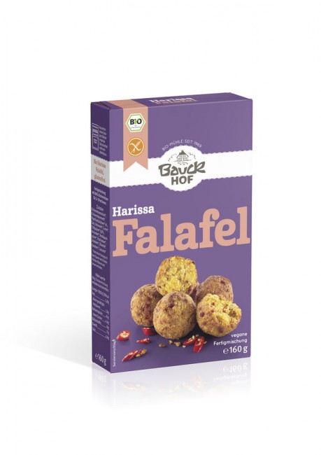 Bauckhof : Bio Harissa Falafel, glutenfrei (160g)