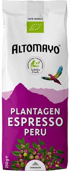 Altomayo BIO Plantagen Espresso 250g gemahlen