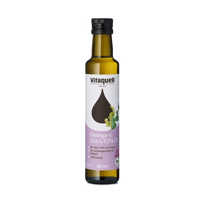Vitaquell : Bio Omega 3 DHA Öl (250ml)