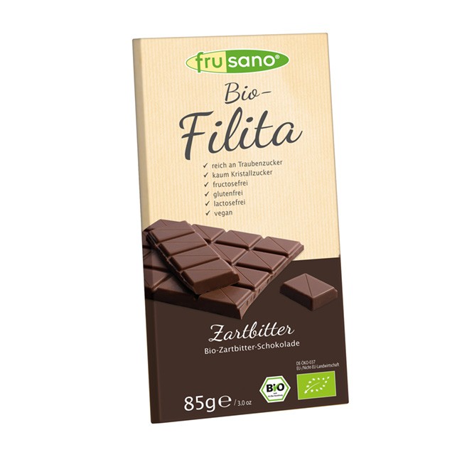 Filita Zartbitter Schokolade von FRUSANO 85g