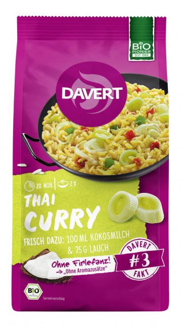 Davert : Thai Curry mit Kokos, bio (170g)