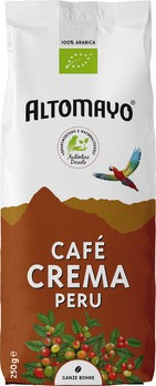 Bio Café Crema Ganze Bohnen 250g von Altomayo - extra cremig