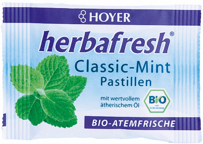 HOYER : *Bio herbafresh Classic Mint Pastillen (17g)