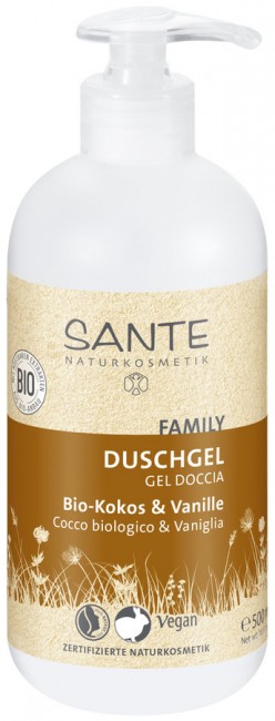 Sante : Family Duschgel Bio-Coco & Vanilla, bio (500ml)