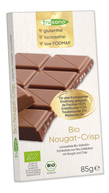 Frusano : Nougat Crisp Schokolade, bio (85g)