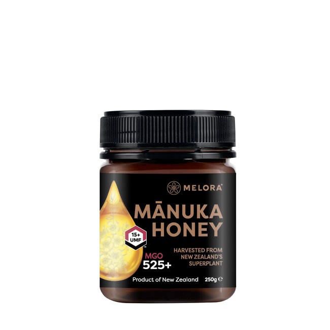 Melora® : Monofloral Manuka-Honig MGO 525+ / UMF 15+ (250g)