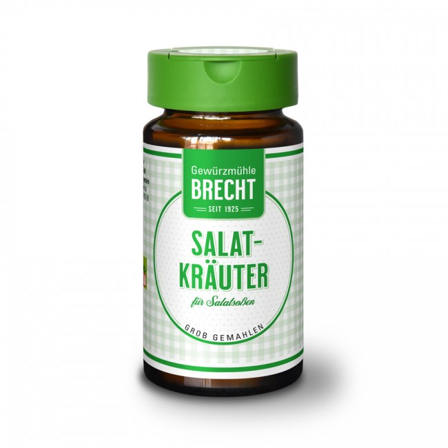 Gewürzmühle Brecht : Salatkräuter grob gemahlen - Glas (25g)