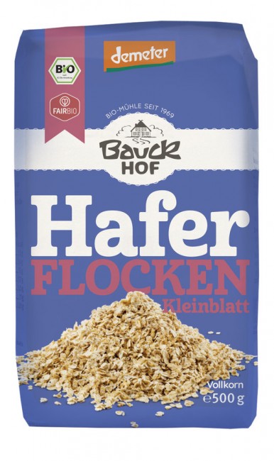 Bauckhof : Haferflocken Kleinblatt Demeter (500g)