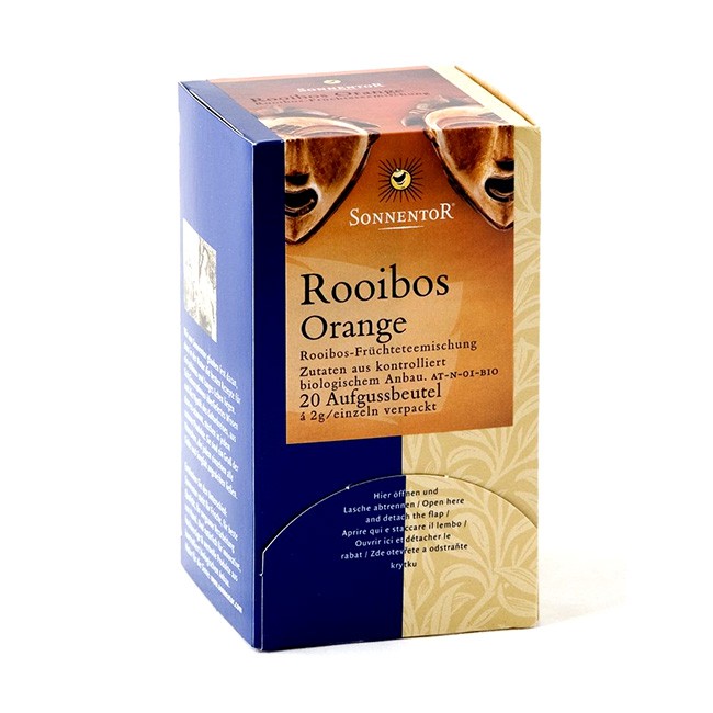 Sonnentor Rooibos Orange Bio Tee im Teebeutel (20 Stück pro Packung)