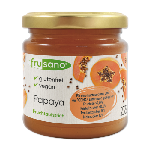 Frusano : Papaya-Fruchtaufstrich (235g)