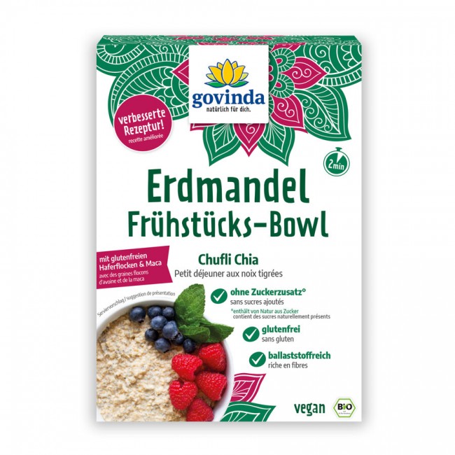 Govinda : *Bio Erdmandel Frühstücks-Bowl - Chufli Chia (500g)