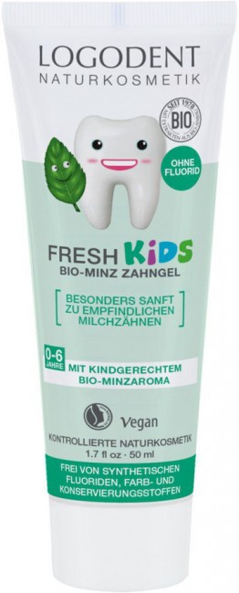Logona : FRESH KIDS Bio Minz-Zahngel, bio (50ml)**