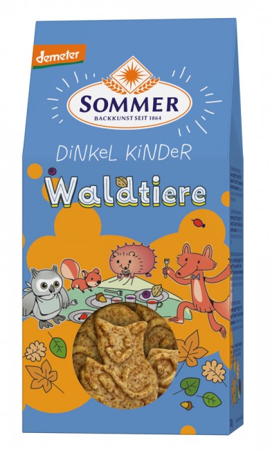 SOMMER : *Bio Demeter Dinkel Kinder Waldtiere (150g)