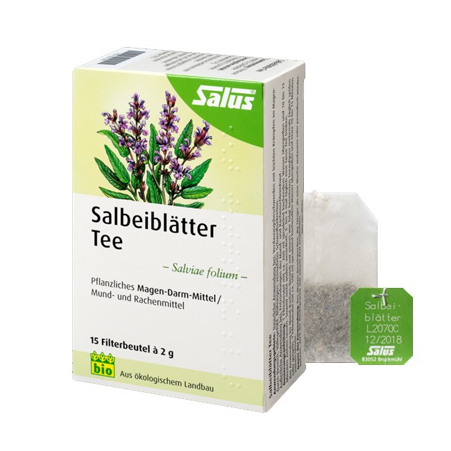 Arzneitee Salbeiblätter Tee 15 Filterbeutel - Bio Tee von Salus