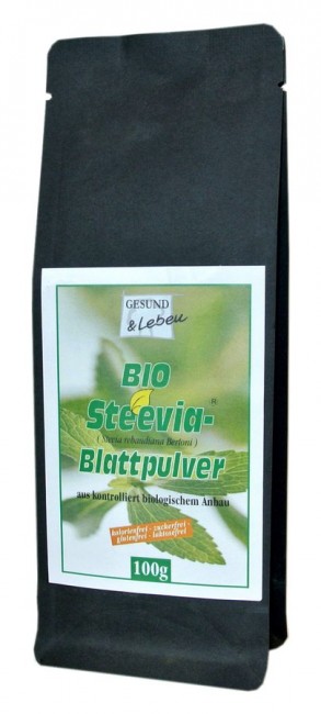 Gesund und Leben : Steevia-Grünes Blattpulver, bio (100g)