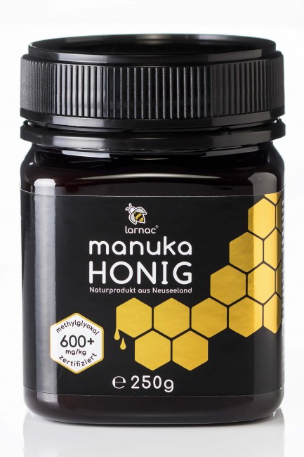 Aktiver Manuka-Honig 600+ im 250g-Glas