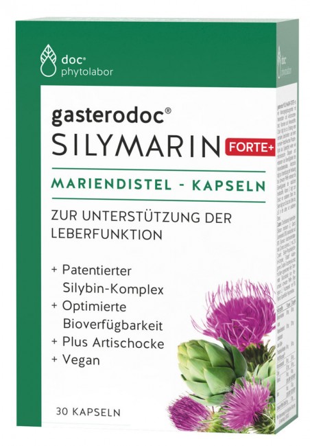 DOC Phytolabor : gasterodoc SILYMARIN FORTE+ Mariendistel-Kapseln (30 Stk)