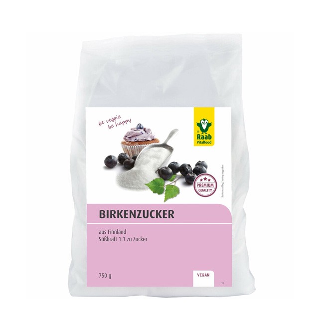 Raab : Birkenzucker Premium Nachfüllbeutel (750g)**