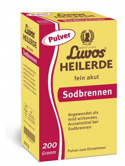 Luvos : Adolf Justs Luvos-Heilerde fein akut Sodbrennen Pulver (200g)