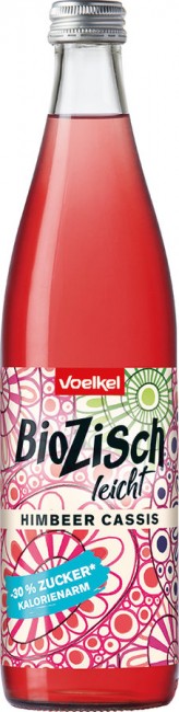 Voelkel BioZisch leicht Himbeer-Cassis, bio (0,5l)