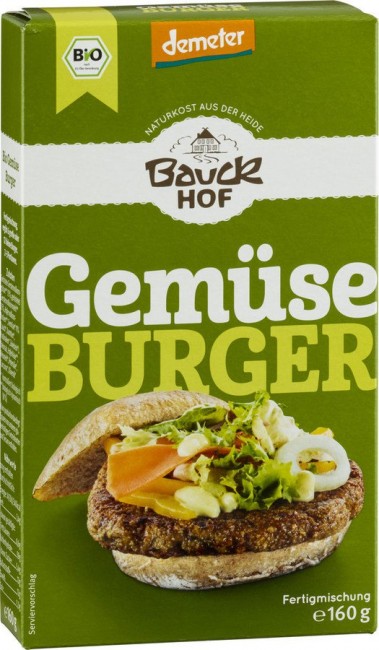 Bauckhof : Gemüse Burger, Demeter (160g)
