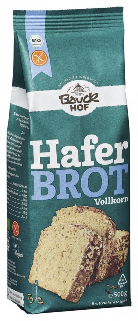 Bauckhof : Bio Backmischung Haferbrot, glutenfrei (500g)