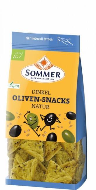 SOMMER : *Bio Dinkel Oliven-Snacks natur (150g)