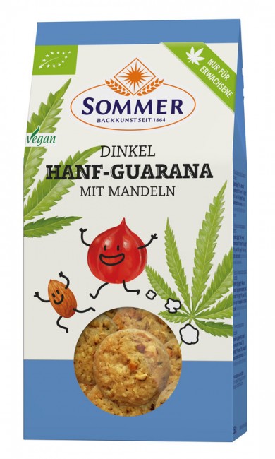 SOMMER : *Bio Dinkel Hanf-Guarana mit Mandeln (150g)