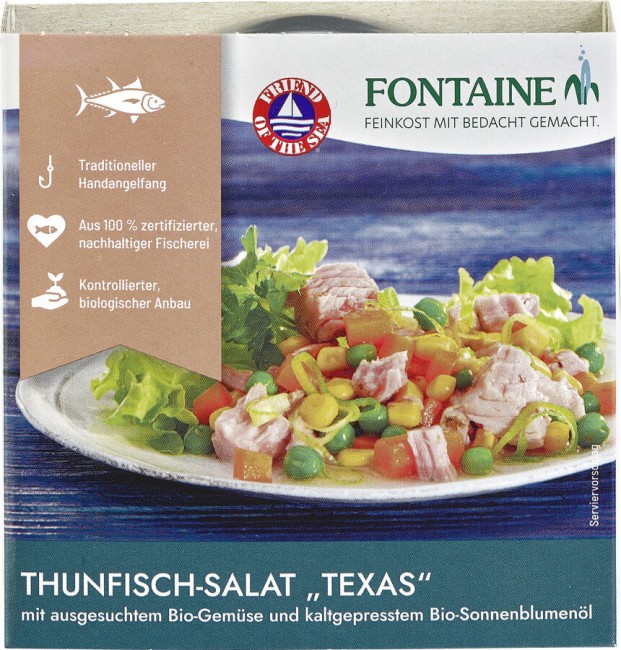 Fontaine : *Bio Thunfischsalat Texas (200g)