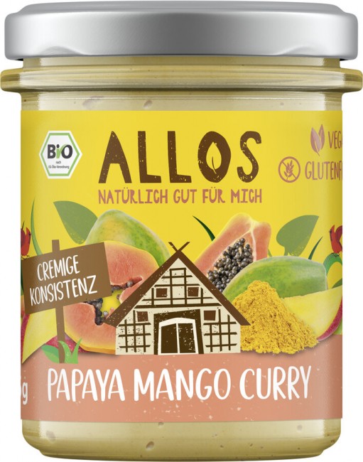 Allos : *Bio Streichgenuss Papaya Mango Curry (175g)