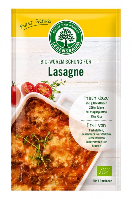 Lebensbaum : Würzmischung für Lasagne, bio (45g)