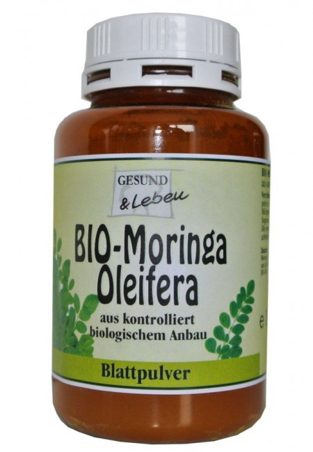 Gesund und Leben Moringa Blattpulver 100g in Bio-Qualität