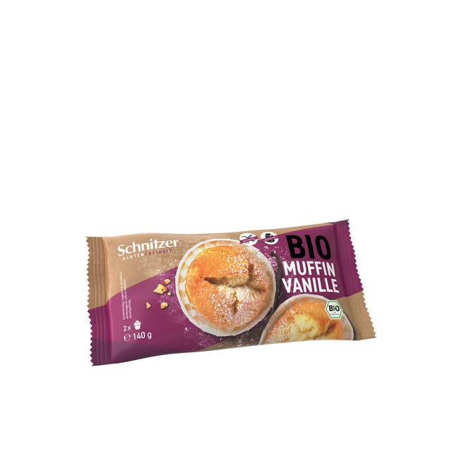 Schnitzer : glutenfreie Muffins mit Vanille, bio (140g)