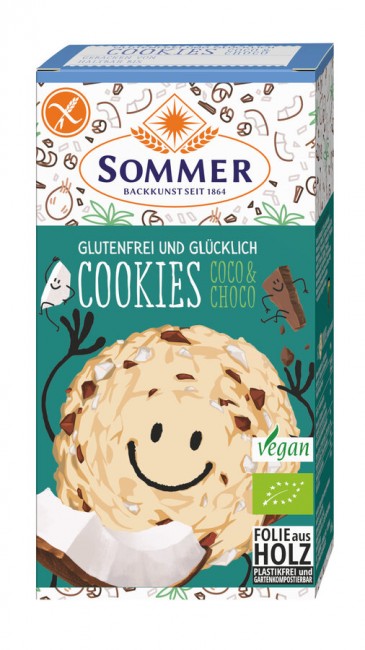 SOMMER : *Bio Glutenfree Cookies Coco &amp; Choco (125g)