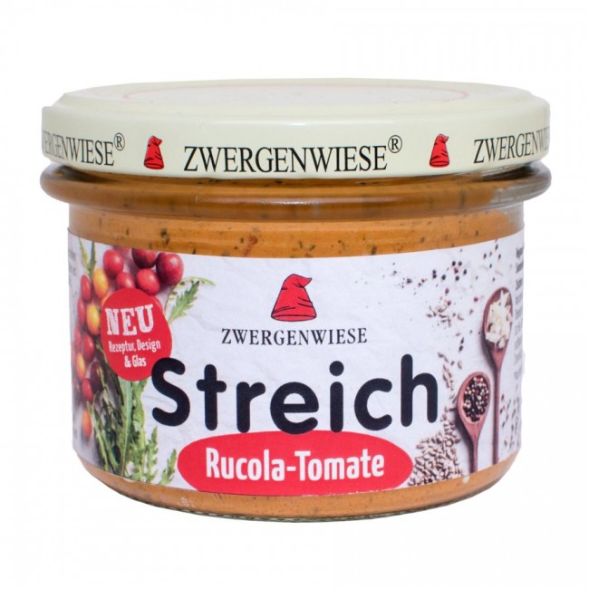 Zwergenwiese : Rucola-Tomate Streich, bio (180g)