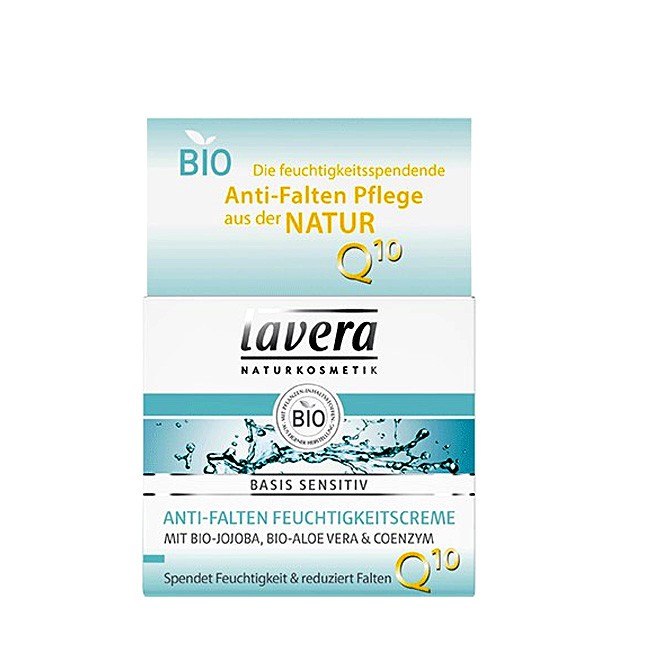 Anti-Falten Feuchtigkeitscreme Q10 Creme von Lavera basis sensitiv, 50ml