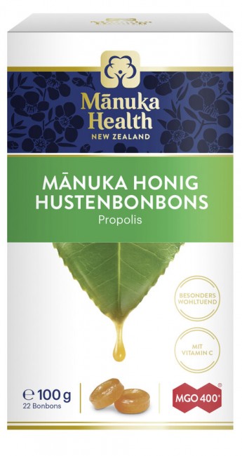 Manuka Health : MGO 400+ Manuka Hustenbonbons Propolis (100g)