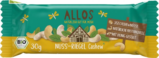Allos : *Bio Nuss-Riegel Cashew (30g)