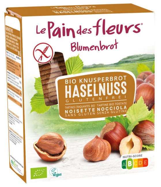 Blumenbrot - Le Pain des Fleurs : *Bio Bio Knusperbrot Haselnuss (150g)