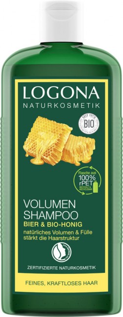 Logona : Volumen Shampoo Bier & Bio-Honig, bio (250ml)**