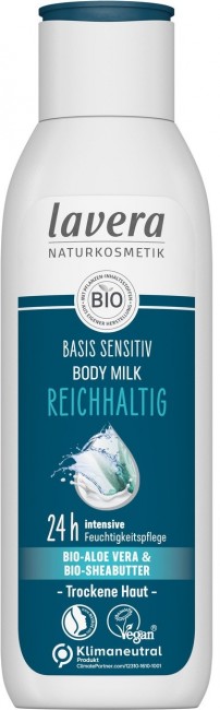 Lavera : Basis Sensitiv Bodymilk Reichhaltig (250ml)