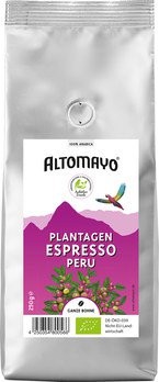 Altomayo Plantagen Espresso Bohne 250g mit Edelfruchtigem Geschmack