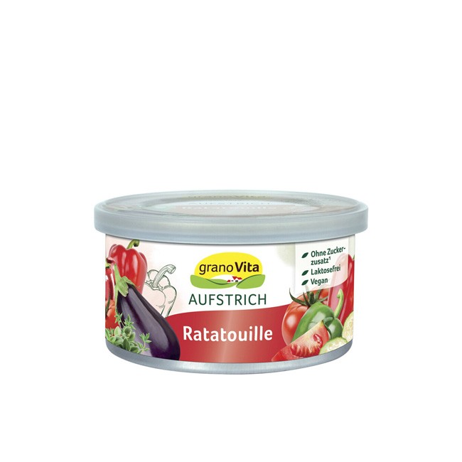 granoVita : Veganer Brotaufstrich Ratatouille (125g)