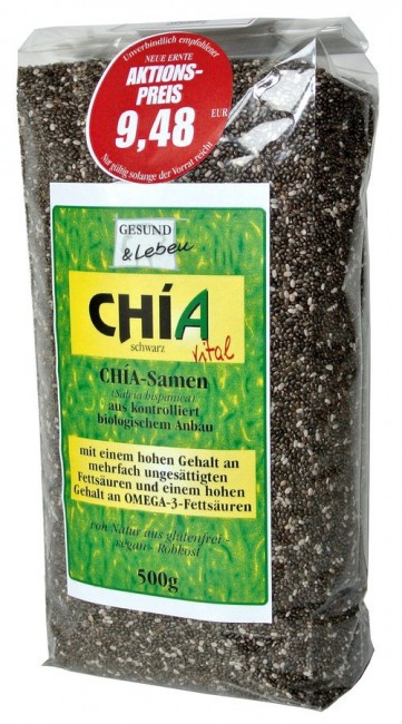 Gesund und Leben : Chia Samen, bio (500g)