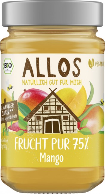 Allos : *Bio Frucht Pur 75% Mango (250g)