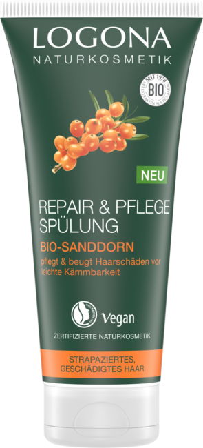 Logona : Repair & Pflege Spülung Bio-Sanddorn, bio (200ml)**