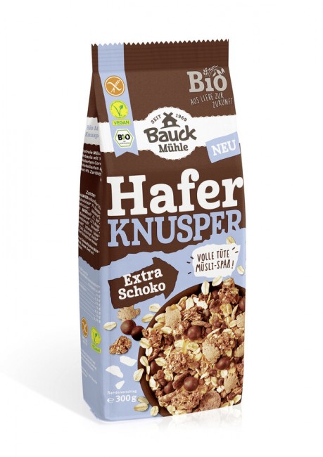 Bauck Mühle : *Bio Hafer Knusper Müsli Schoko Bio gf (300g)